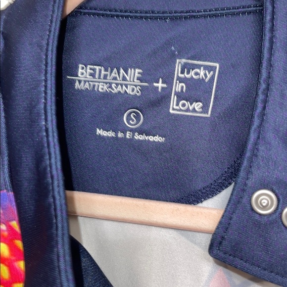 Lucky in Love X Bethanie Mattek-Sands NWOT Zip Jacket Size S - Picture 5 of 6